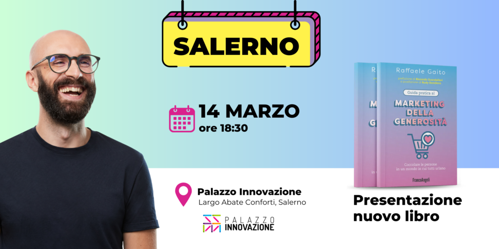 Presentazione del nuovo libro di Raffaele Gaito a Palazzo Innovazione